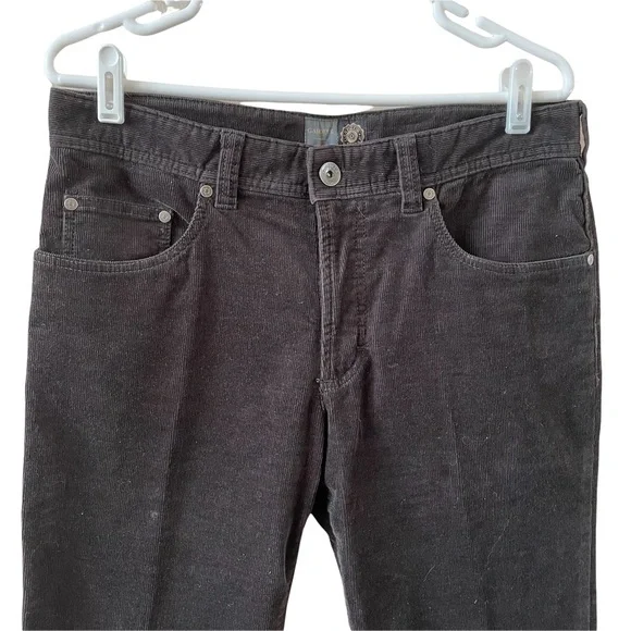 ❤️SOLD❤️ MENS 1920 GARDEUR CASUAL DARK BROWN CORDUROY PANTS JEANS STYLE 34/30 - Picture 2 of 11